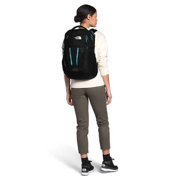 The North Face Women\'s Recon Daypack Backpack Laptop Black Heather/Ethereal Blue main image 5